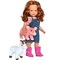 18 Inch Doll Clothes- On the Farm Outfit with Mini Piglet and Goat- Fits 18 Inch Fashion Girl Dolls